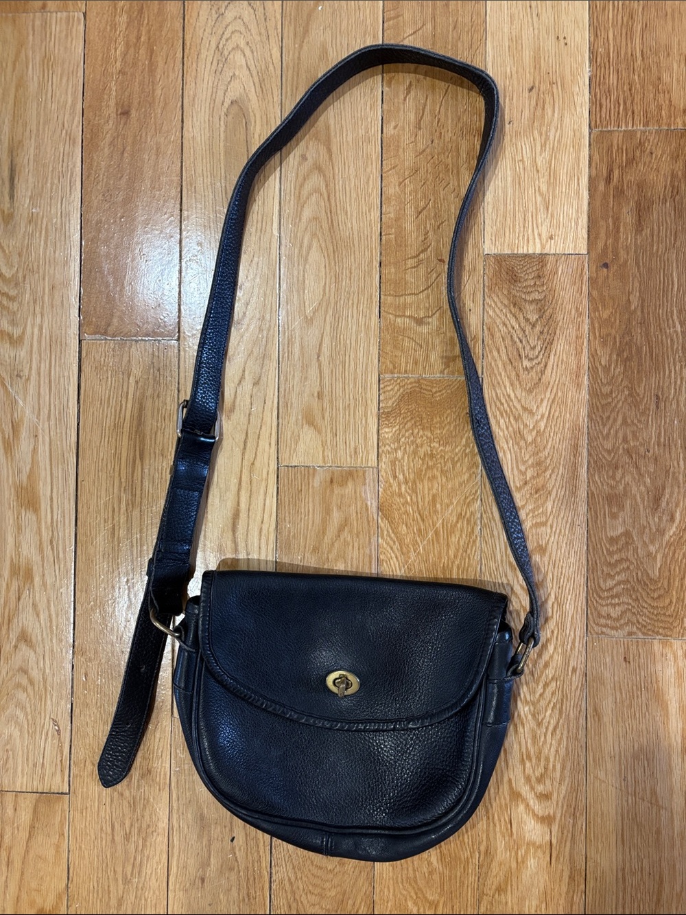 Vintage Roots Leather Cross Body Bag
